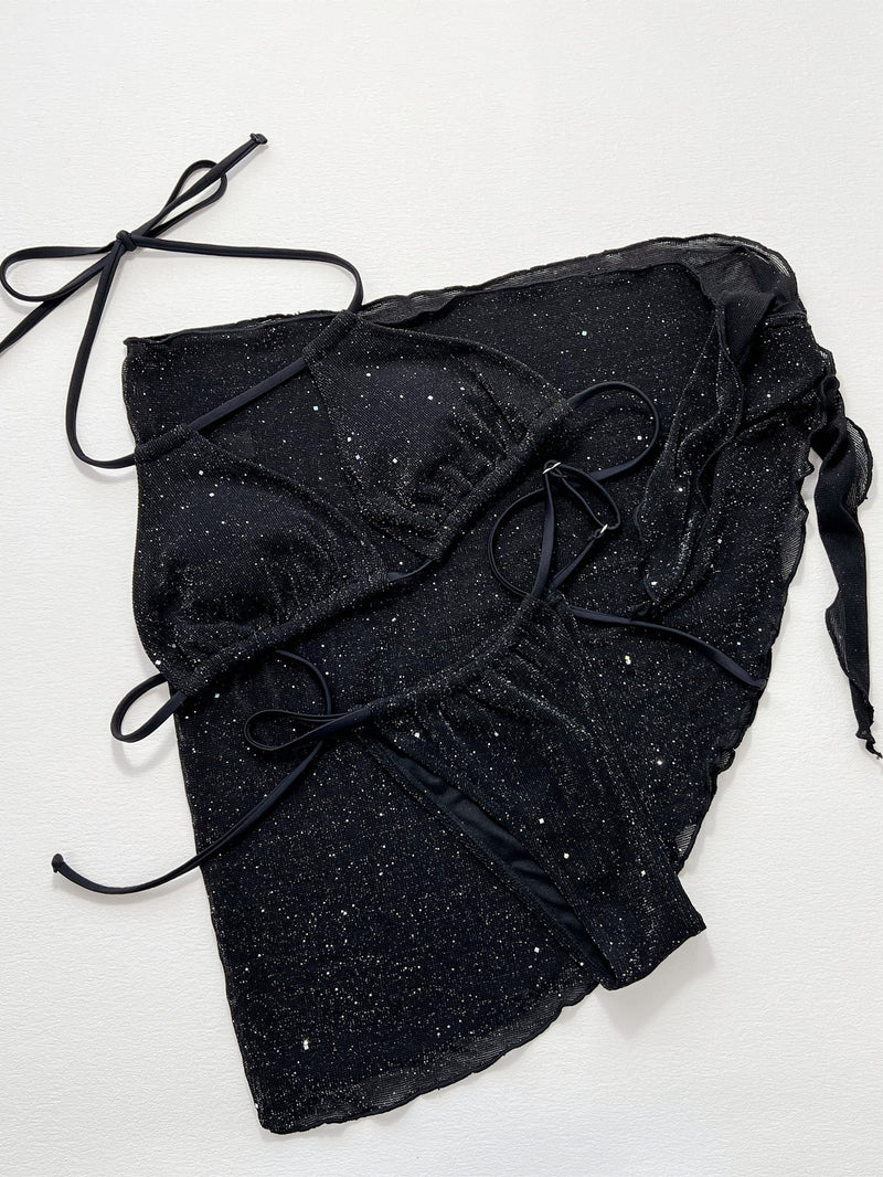 three-piece bikini