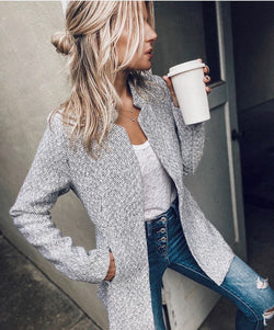 Women Long Sleeve Autumn Winter Coat