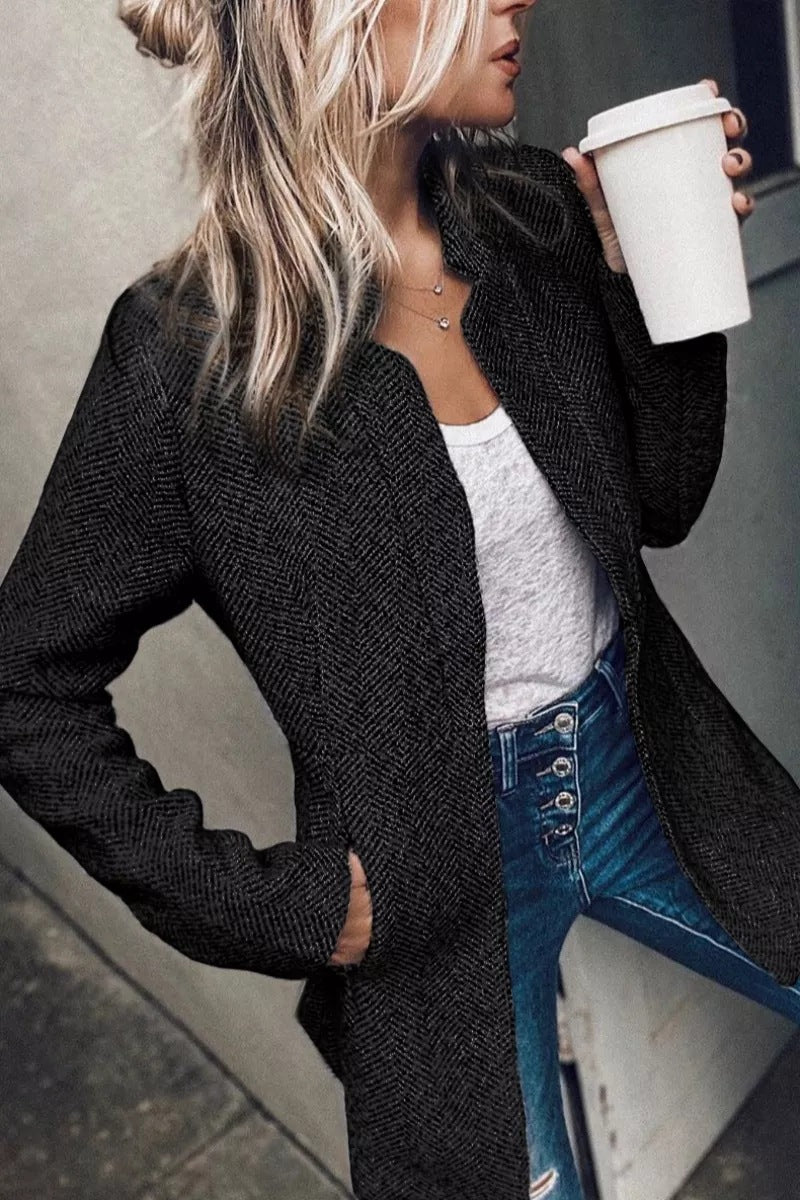 Women Long Sleeve Autumn Winter Coat