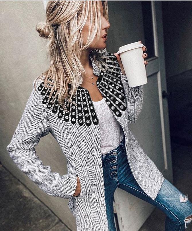 Women Long Sleeve Autumn Winter Coat