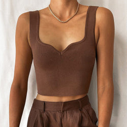 V Neck Summer White Crop Top Women Casual Backless Sleeveless Basic T Shirt Y2K Black Khaki Off Shoulder Sexy Tank Tops