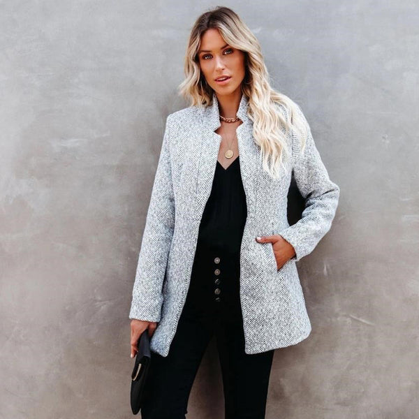 Women Long Sleeve Autumn Winter Coat