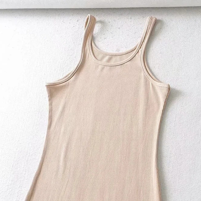 Sexy Knitted Sleeveless Tank Dress