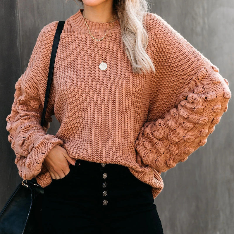 Women Loose Knitted Pullover Winter Sweater