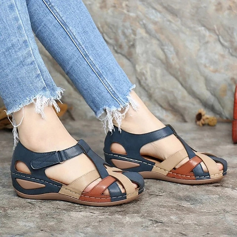 Women Sandals Waterproo Sli On Round Female  Slippers Casual Comfortable Outdoor Fashion Sunmmer Plus Size Shoes Women