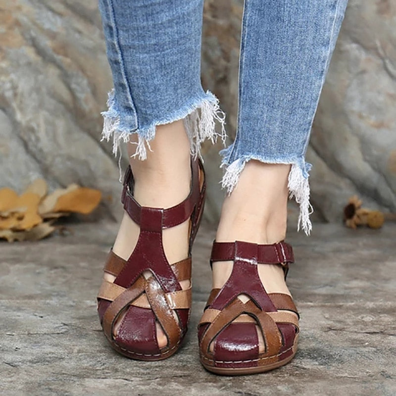 Women Sandals Waterproo Sli On Round Female  Slippers Casual Comfortable Outdoor Fashion Sunmmer Plus Size Shoes Women