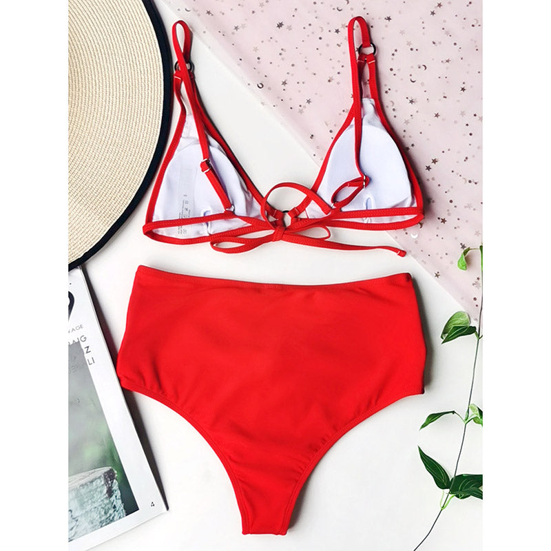 Push Up Bikinis Women's Swimsuit Cut Out Swimwear