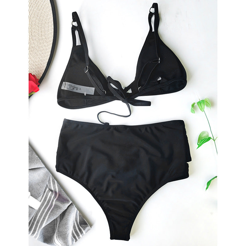 Push Up Bikinis Women's Swimsuit Cut Out Swimwear