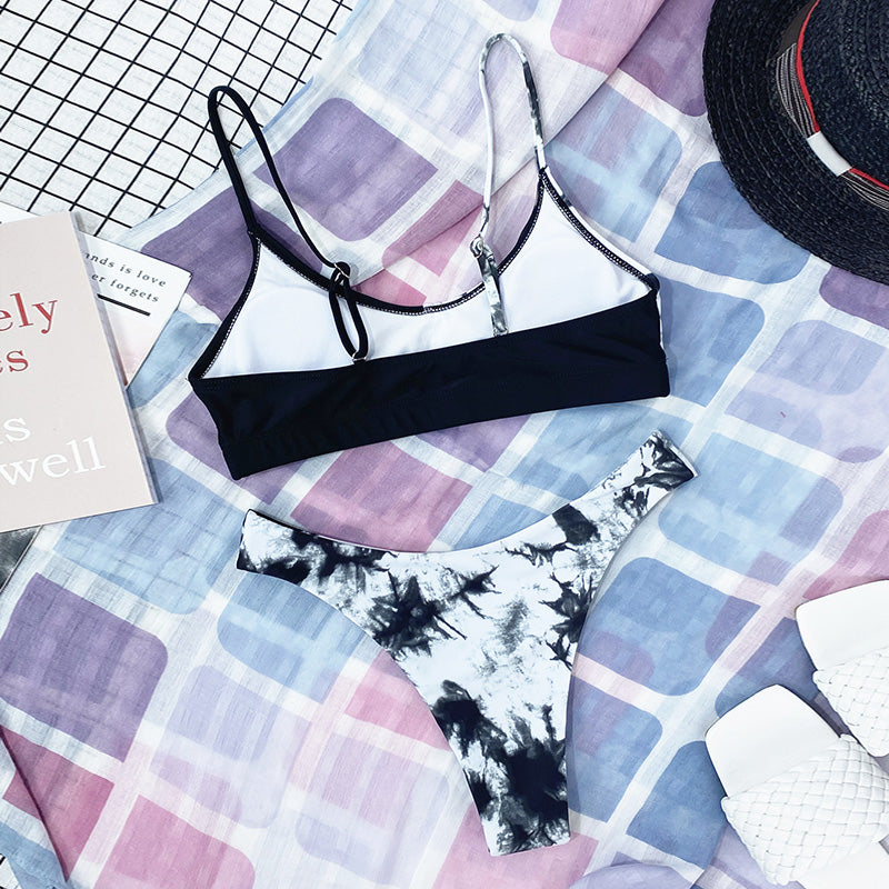 Push Up Patchwork Bikinis Sexy Swimwear
