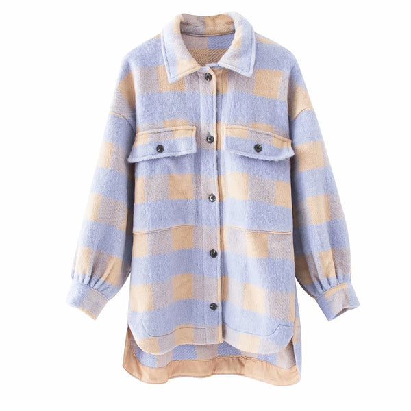 Toppies Vintage Lattice Long Jacekt Coat