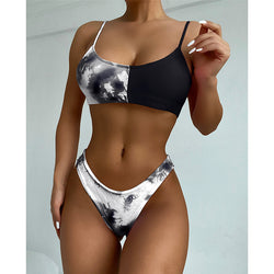 Push Up Patchwork Bikinis Sexy Swimwear