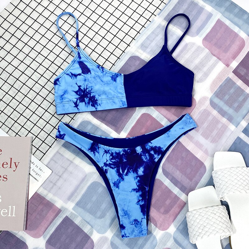 Push Up Patchwork Bikinis Sexy Swimwear