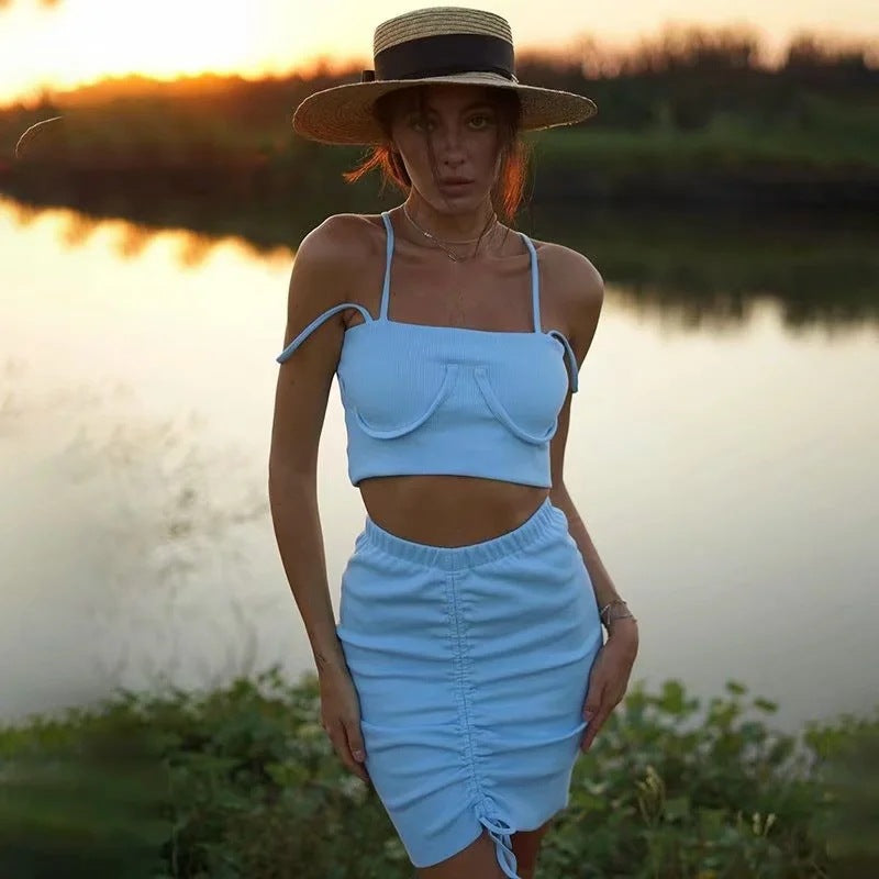 Off Shoulder Solid Women Crop Blouse