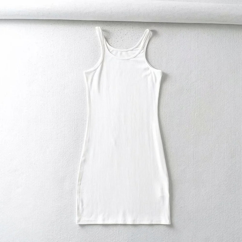 Sexy Knitted Sleeveless Tank Dress