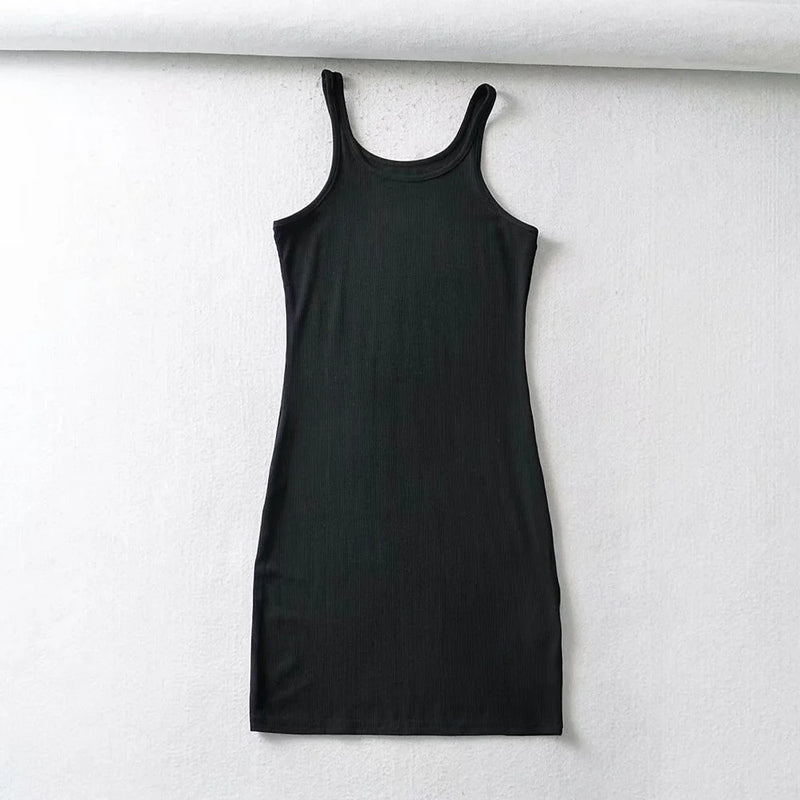 Sexy Knitted Sleeveless Tank Dress