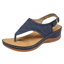 Women Sandals Clip Toe Vintage Flat Retro Shoes Woman Casual Female Beach Sandals