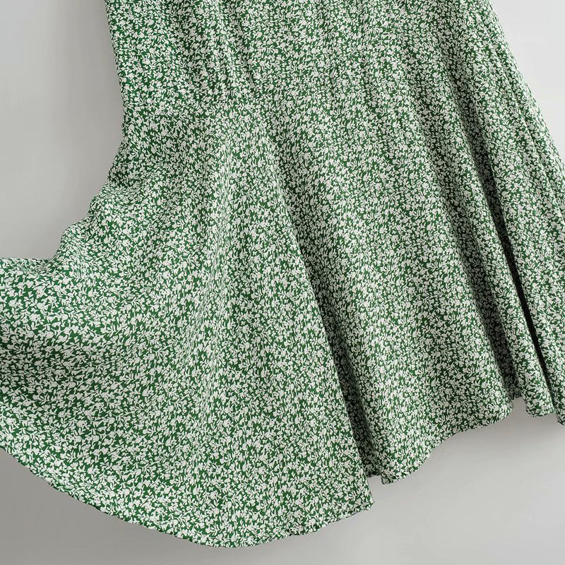 Floral Printed Women High Waist Long skirt